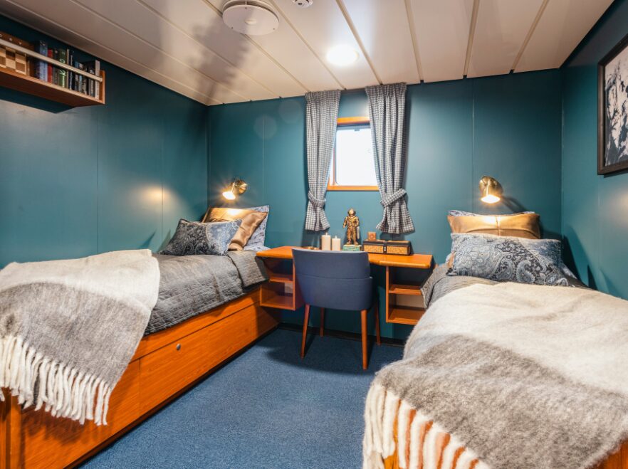 A twin cabin on MS Freya