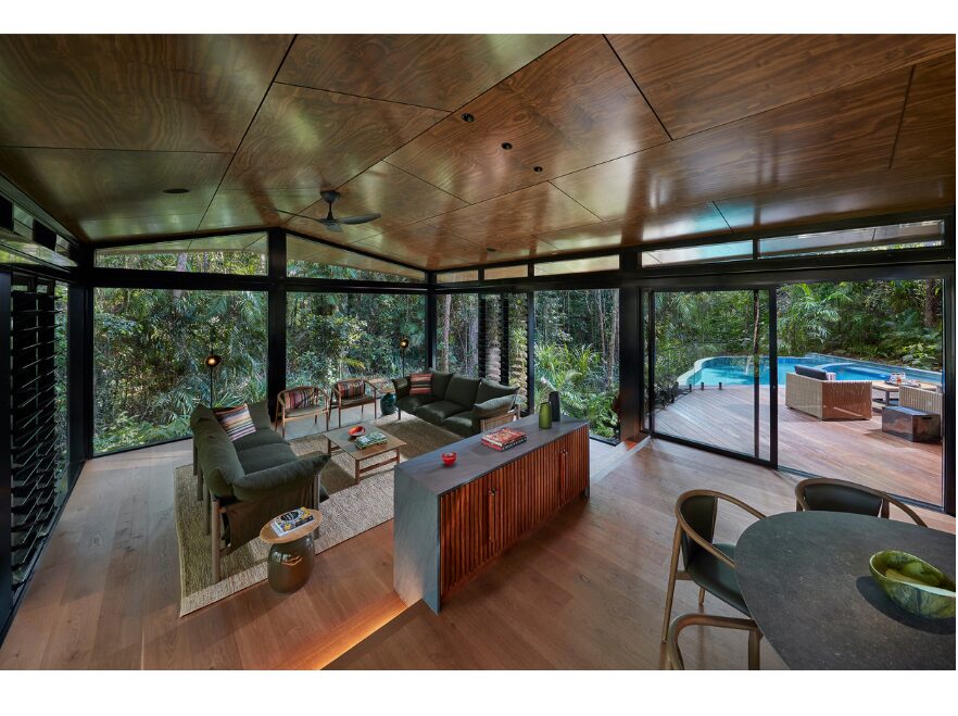 Pavilion Lounge Area, Silky Oaks, Daintree National Park, Queensland, Australia