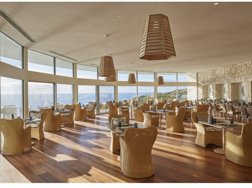 Restaurant, Southern Ocean Lodge, Kangaroo Island, South Australia, Australia
