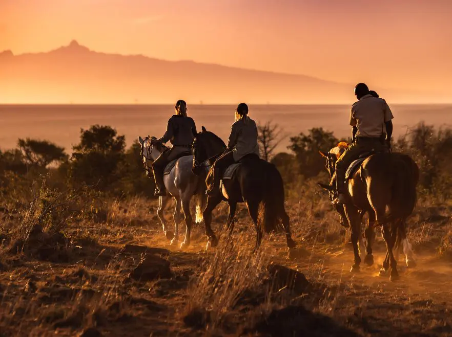 Ride into the Laikipian sunset