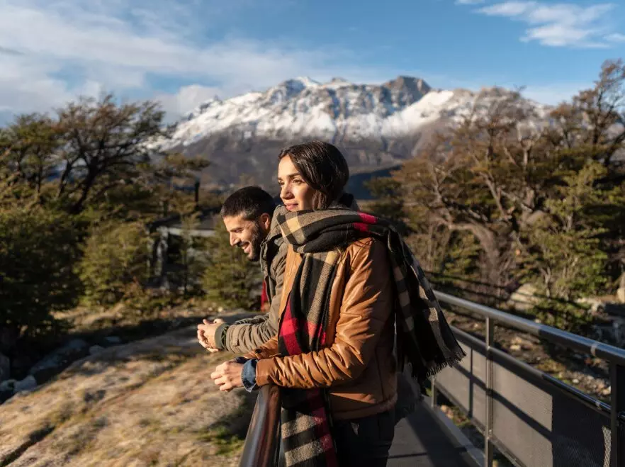 Heading out on a hike from Explora El Chaltén