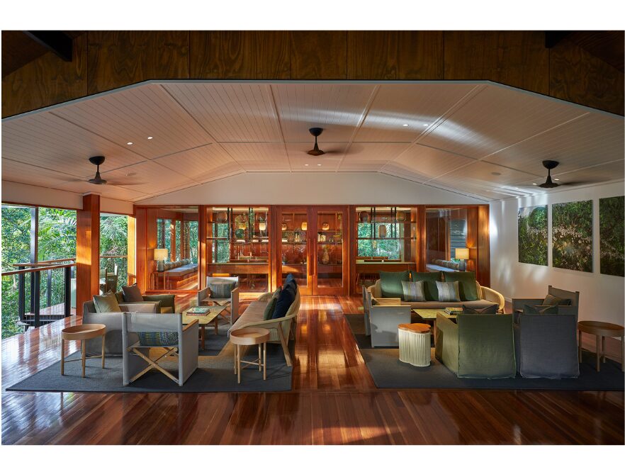 Open-Air Lounge, Silky Oaks, Daintree National Park, Queensland, Australia