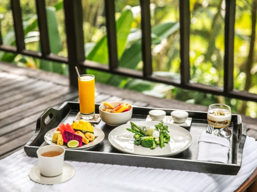 In Room Breakfast, COMO Shambala Estate, Bali, Indonesia