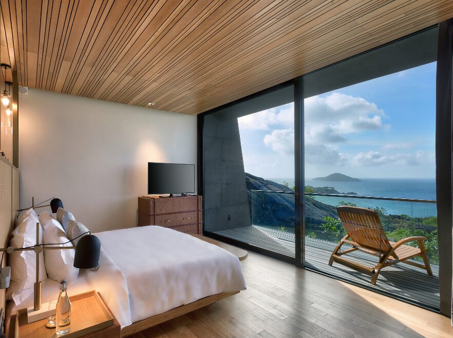 Bedroom, Four Bedroom Residence, Six Senses, Zil Pasyon, Félicité, Seychelles