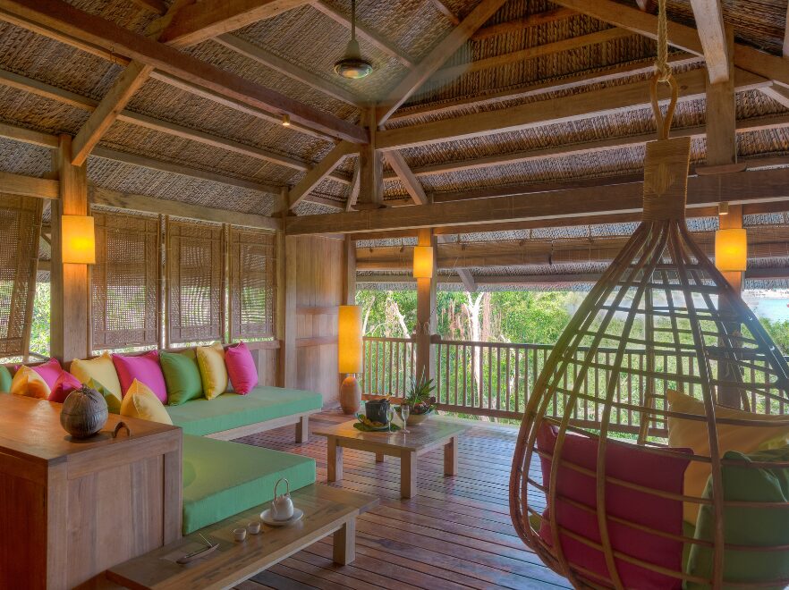 Beach Villa Living Room, Six Senses Ninh Van Bay, Nha Trang, Vietnam