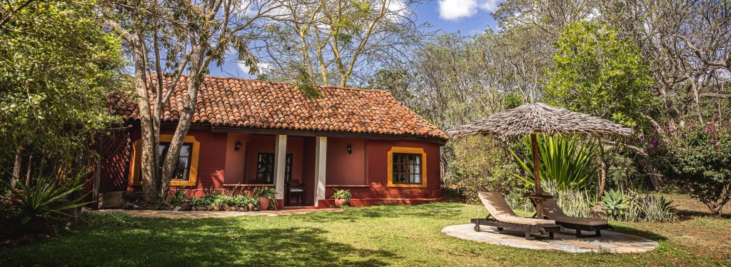 Exterior of the Sosian Lodge, Kenya