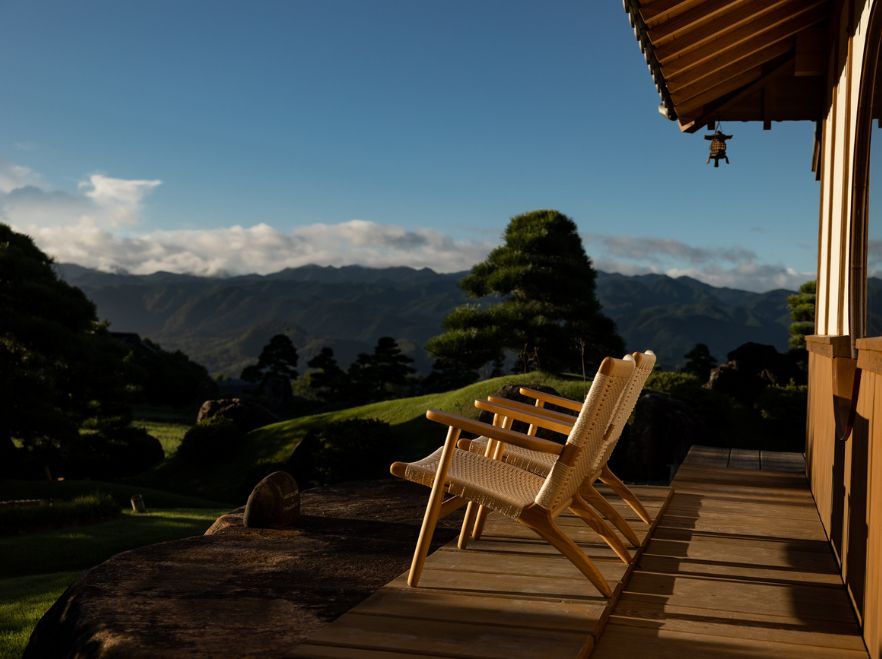 View from Villa OZUNU, Sasayuri-Ann, Nara, Japan