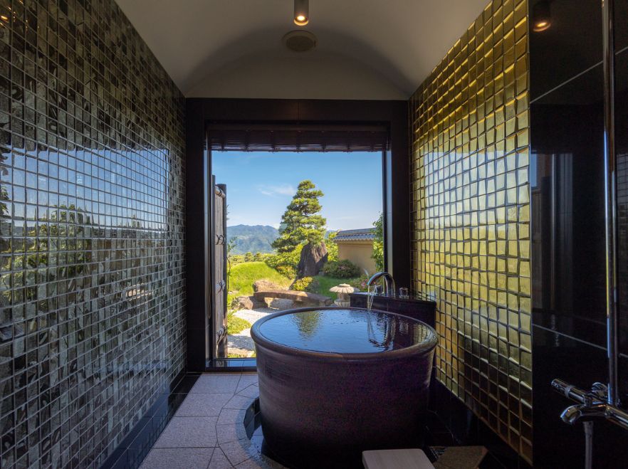 Villa OZUNU Bathroom, Sasayuri-Ann, Nara, Japan