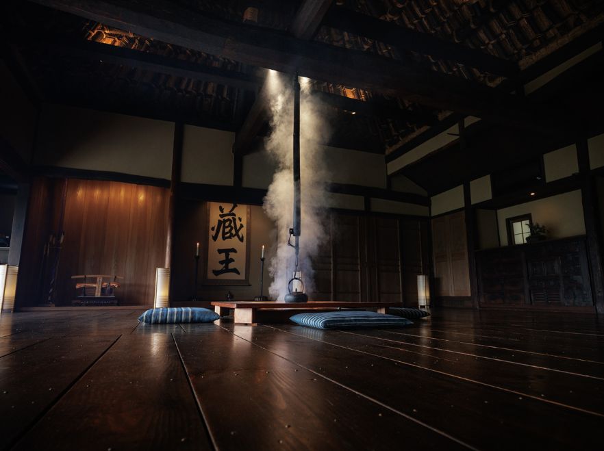 Villa ZAO Fireplace Room, Sasayuri-Ann, Nara, Japan