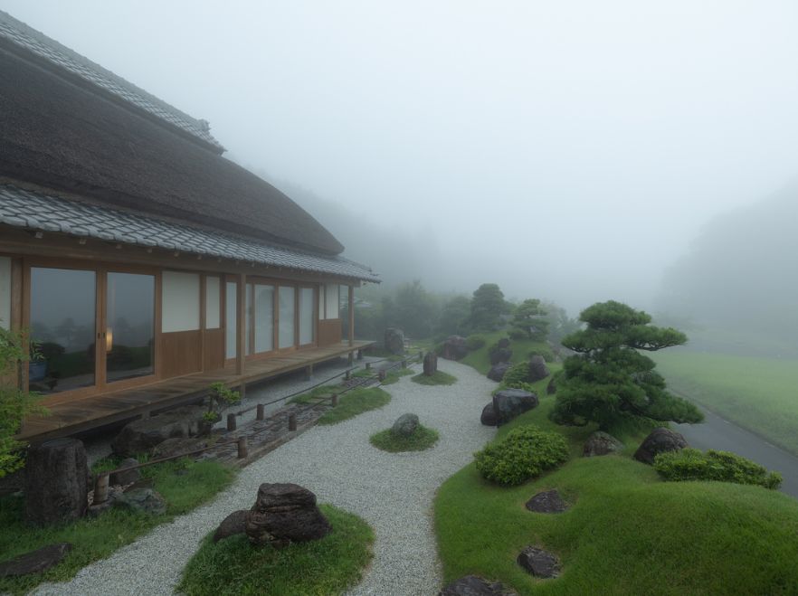 Villa OZUNU Stone Garden, Sasayuri-Ann, Nara, Japan