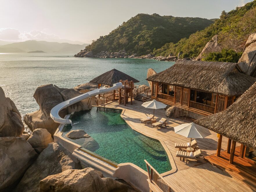 The Rock Retreat Aerial View, Six Senses Ninh Van Bay, Nha Trang, Vietnam