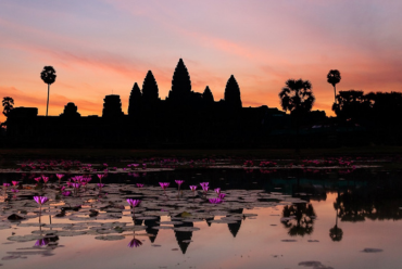 Sunrise at Angkor Wat, Siem Reap, Cambodia