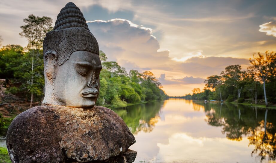 Angkor Thom Gate, Siem Reap, Cambodia