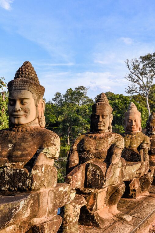 Angkor Thom Gate, Siem Reap, Cambodia