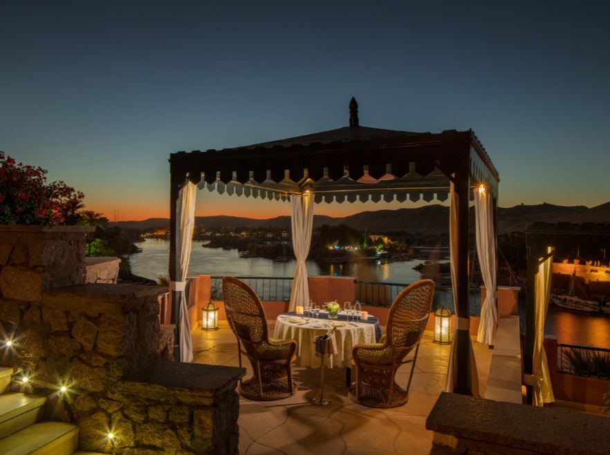 Private Dinner at Sofitel Legend Old Cataract, Aswan, Egypt