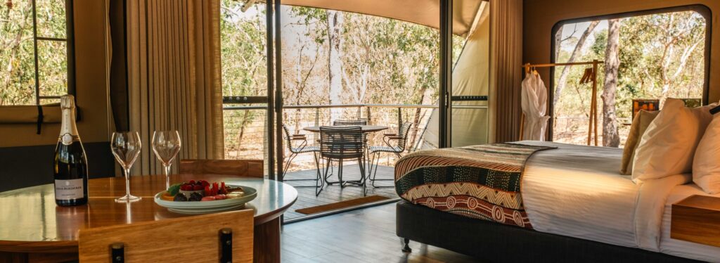 Yellow water villa at Cooinda Lodge, Kakadu National Park, Australia