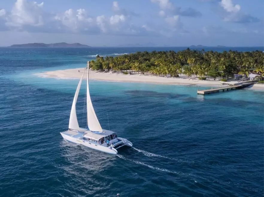 Sail on the crystal clear waters