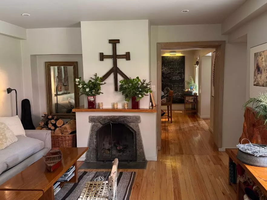 Living Room, Tipiluke Lodge, Argentinean Lake District, Argentina