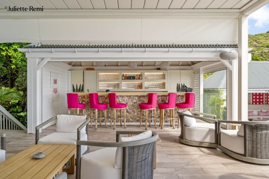 The bar at Le Toiny, St Barths