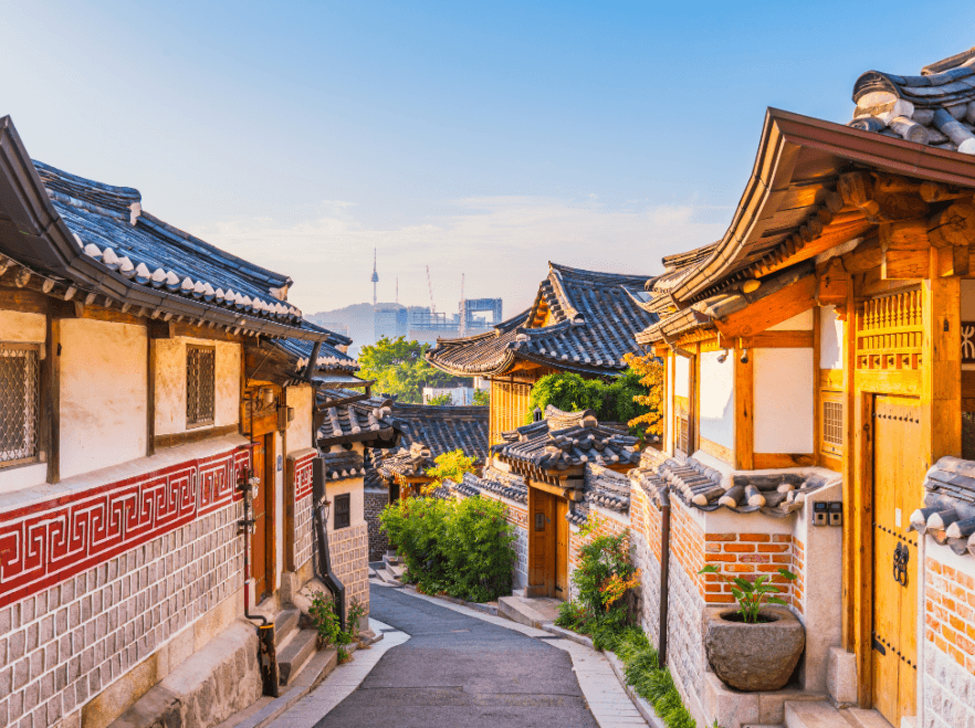 Bukchon Hanok Village, Seoul, South Korea