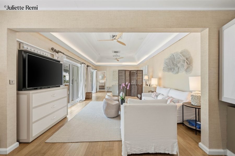 A duplex suite at Le Toiny, St Barths